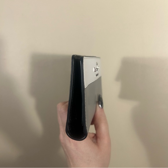 Kate Spade Staci Colorblock Medium Slim Bifold Wallet Saffiano Leather - Picture 2 of 5